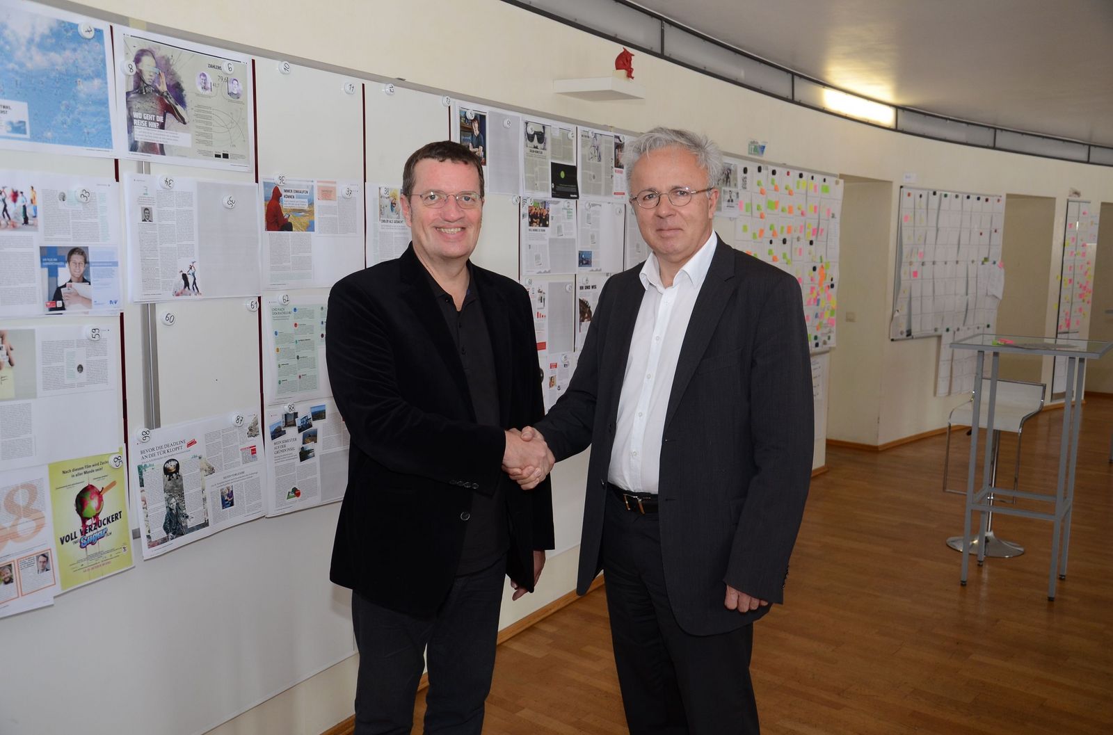 Prof. Dr. Helmut J. Schmidt, Technische Universität Kaiserslautern  mit audimax Herausgeber Oliver Bialas