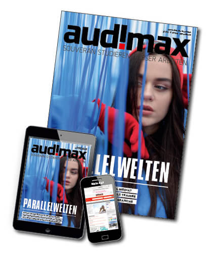 Tablet-Mobile-Print: audimax erscheint als multimediales Medium