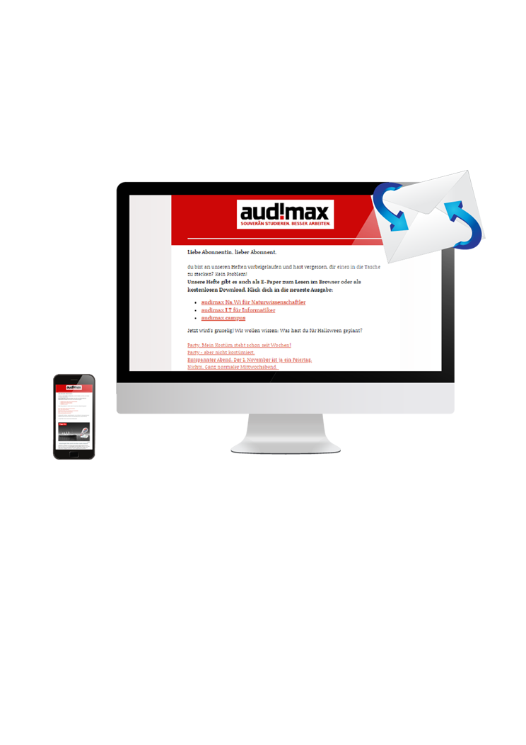 Personalmarketing mit audimax Newsletter