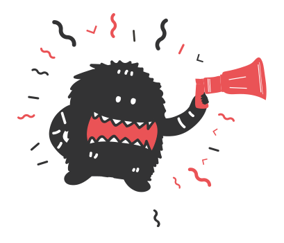 Monster schwarz Monster schwarz